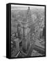 Over times Square-null-Framed Stretched Canvas