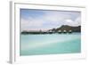 Over-Water Bungalows and Lagoon.-null-Framed Photographic Print