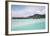 Over-Water Bungalows and Lagoon.-null-Framed Photographic Print