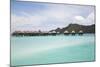 Over-Water Bungalows and Lagoon.-null-Mounted Photographic Print
