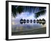 Over Water Bungalows, Rangiroa, French Polynesia-Michael DeFreitas-Framed Photographic Print