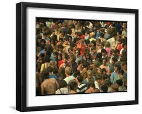 Overall of the Huge Crowd, During the Woodstock Music and Art Fair-John Dominis-Framed Photographic Print