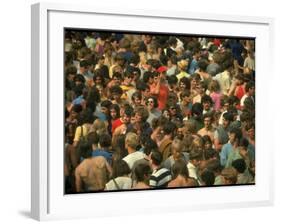 Overall of the Huge Crowd, During the Woodstock Music and Art Fair-John Dominis-Framed Photographic Print