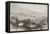 Overall View of Bogota, Colombia-English School-Framed Stretched Canvas