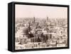 Overall View of Cairo (Egypt)-J^P^ Sebah-Framed Stretched Canvas