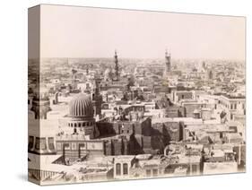 Overall View of Cairo (Egypt)-J^P^ Sebah-Stretched Canvas