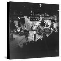 Overall View of Production Scene from TV Series "I Love Lucy," Showing the Nightclub-Loomis Dean-Stretched Canvas