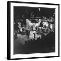 Overall View of Production Scene from TV Series "I Love Lucy," Showing the Nightclub-Loomis Dean-Framed Photographic Print