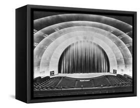 Overall View of Stage and Proscenium of Radio City Music Hall.-null-Framed Stretched Canvas