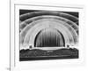 Overall View of Stage and Proscenium of Radio City Music Hall.-null-Framed Photographic Print