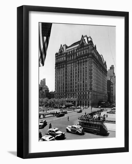 Overall View of the Plaza Hotel-Dmitri Kessel-Framed Premium Photographic Print