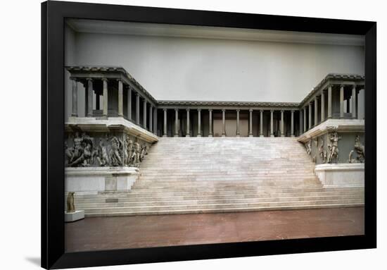 Overall View of the Zeus Altar, Erected circa 180 BCE, at Pergamon, Hellenistic-null-Framed Giclee Print