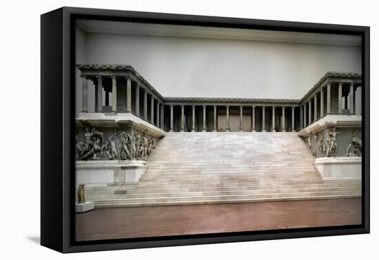 Overall View of the Zeus Altar, Erected circa 180 BCE, at Pergamon, Hellenistic-null-Framed Stretched Canvas