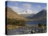 Overbeck Flows into Lake Wastwater, Great Gable 2949 Ft in Centre, Lake District National Park, Cum-James Emmerson-Stretched Canvas