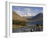 Overbeck Flows into Lake Wastwater, Great Gable 2949 Ft in Centre, Lake District National Park, Cum-James Emmerson-Framed Photographic Print