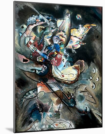 Overcast, 1917-Wassily Kandinsky-Mounted Giclee Print