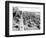 Overcrowded Beach at Hastings (England)-null-Framed Photographic Print