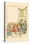 Overeating and Overdrinking, Christmas Turned Away Dried Fish as Unfit for a Gentleman-Walter Crane-Stretched Canvas