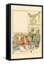 Overeating and Overdrinking, Christmas Turned Away Dried Fish as Unfit for a Gentleman-Walter Crane-Framed Stretched Canvas