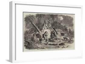 Overflow of the Nile, Destruction of the Village Shubrah-Namlah-null-Framed Giclee Print