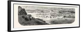 Overflow of the River Rhone before Avignon, View from the Rocher Du Dom. 1855-null-Framed Premium Giclee Print