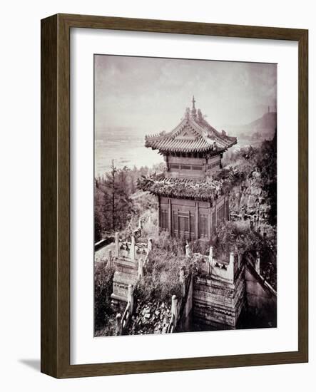 Overgrown Pagoda, C.1855-65-John Thomson-Framed Giclee Print