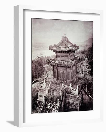 Overgrown Pagoda, C.1855-65-John Thomson-Framed Giclee Print