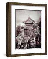 Overgrown Pagoda, C.1855-65-John Thomson-Framed Giclee Print