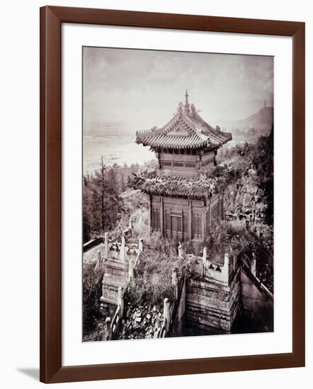 Overgrown Pagoda, C.1855-65-John Thomson-Framed Giclee Print