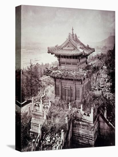 Overgrown Pagoda, C.1855-65-John Thomson-Stretched Canvas