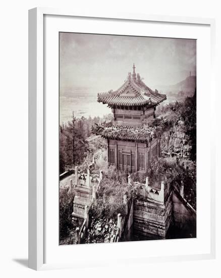 Overgrown Pagoda, C.1855-65-John Thomson-Framed Giclee Print