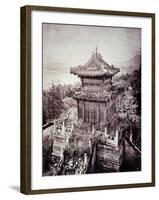 Overgrown Pagoda, C.1855-65-John Thomson-Framed Giclee Print