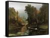 Overgrown Pond (Gatchina Par), 1878-Juli Julievich Klever-Framed Stretched Canvas
