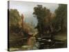 Overgrown Pond (Gatchina Par), 1878-Juli Julievich Klever-Stretched Canvas