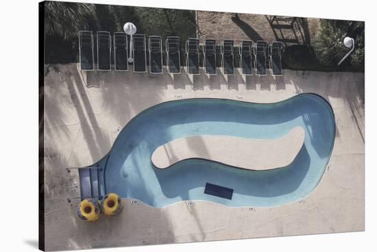 Overhead Myrtle Beach Pool-null-Stretched Canvas