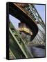 Overhead Railway over Th River Wupper, Wuppertal, North Rhine-Westphalia, Germany, Europe-Hans Peter Merten-Framed Stretched Canvas