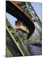 Overhead Railway over Th River Wupper, Wuppertal, North Rhine-Westphalia, Germany, Europe-Hans Peter Merten-Mounted Photographic Print