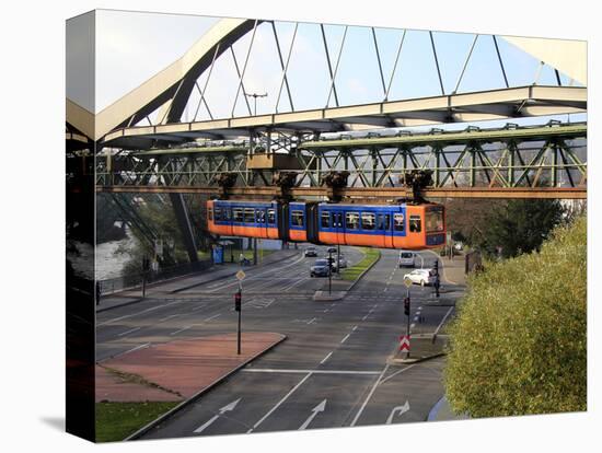 Overhead Railway, Wuppertal, North Rhine-Westphalia, Germany, Europe-Hans Peter Merten-Stretched Canvas