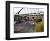 Overhead Railway, Wuppertal, North Rhine-Westphalia, Germany, Europe-Hans Peter Merten-Framed Photographic Print