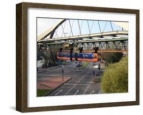 Overhead Railway, Wuppertal, North Rhine-Westphalia, Germany, Europe-Hans Peter Merten-Framed Photographic Print