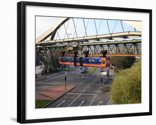 Overhead Railway, Wuppertal, North Rhine-Westphalia, Germany, Europe-Hans Peter Merten-Framed Photographic Print