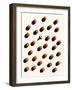 Overhead Shot of Balls and a Subbuteo Player-Eugenio Franchi-Framed Photographic Print