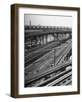 Overhead Tracks Running in All Directions-Ed Clark-Framed Photographic Print