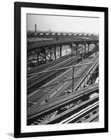 Overhead Tracks Running in All Directions-Ed Clark-Framed Photographic Print