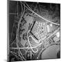 Overhead View of a Model of the Pentagon Building-null-Mounted Photographic Print