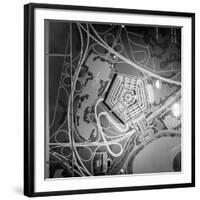 Overhead View of a Model of the Pentagon Building-null-Framed Photographic Print