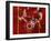Overhead View of Boys High School Basketball Action-null-Framed Premium Photographic Print