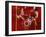 Overhead View of Boys High School Basketball Action-null-Framed Photographic Print