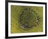 Overhead view of Castlerigg Stone Circle at dawn, Lake District National Park-Ian Egner-Framed Photographic Print