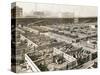 Overhead View of Chicago Stockyards-null-Stretched Canvas